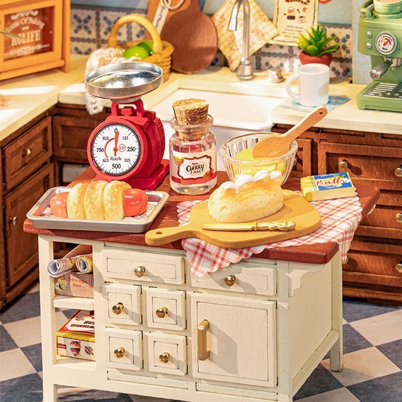 Baking Kitchen – DIY miniature house kit, HiNooki (image 2)