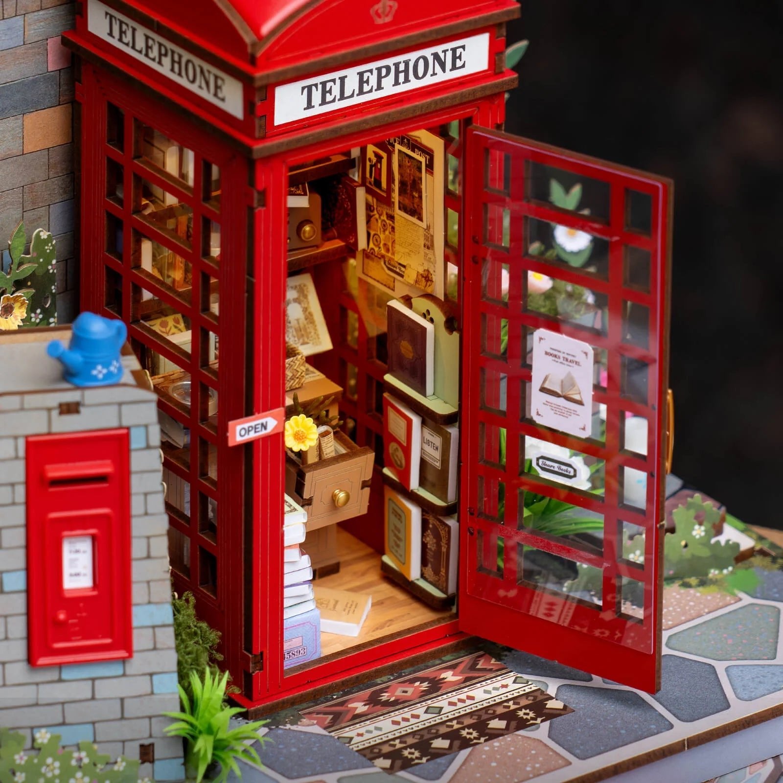 Blossom Booth – DIY book nook kit, HiNooki (image 4)