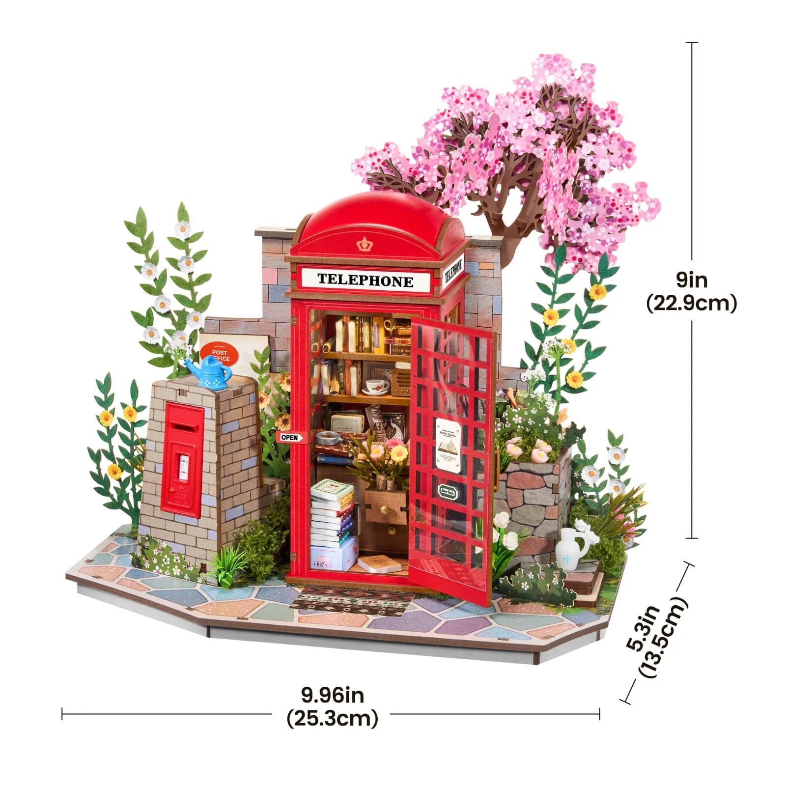 Blossom Booth – DIY book nook kit, HiNooki (image 7)