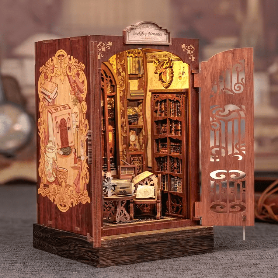 Bookshop Memories – DIY book nook kit, HiNooki (image 1)