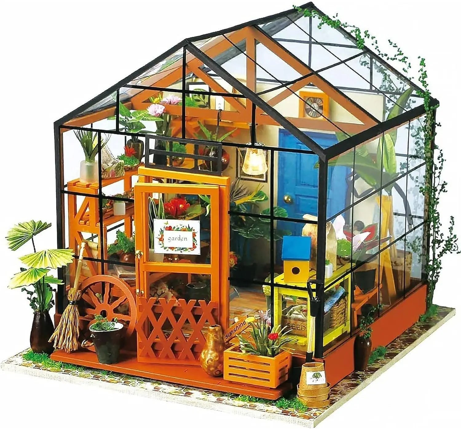 Cathy's Flower House – DIY miniature house kit, HiNooki (image 7)