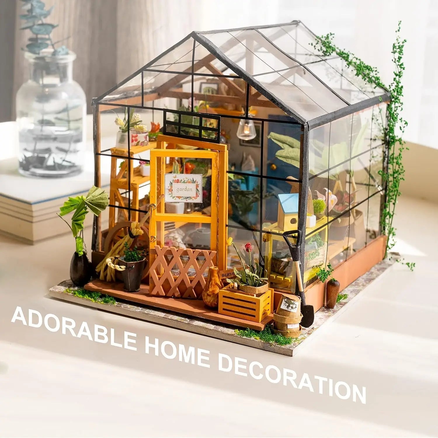 Cathy's Flower House – DIY miniature house kit, HiNooki (image 5)
