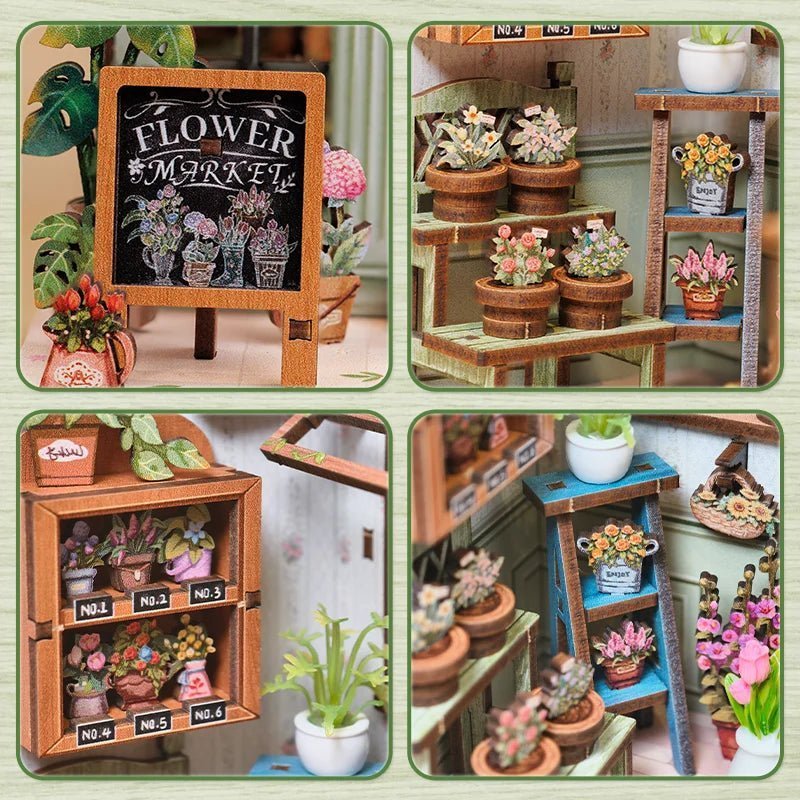 Champs Elysees Florist – DIY book nook kit, HiNooki (image 2)