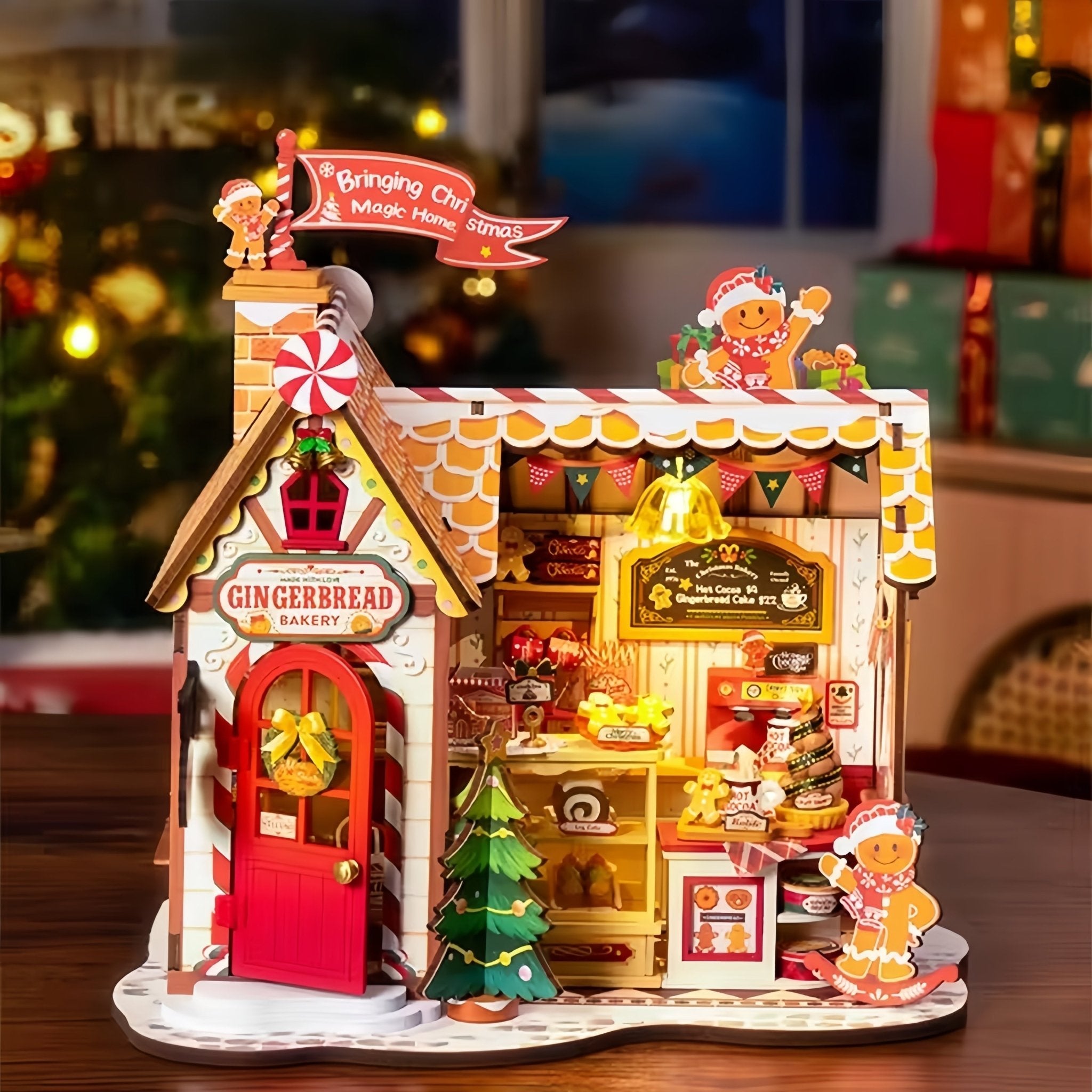 Christmas Gingerbread House – DIY miniature house kit, HiNooki (image 1)