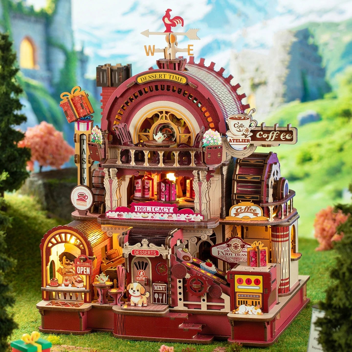 Dessert Factory – DIY miniature house kit, HiNooki (image 2)