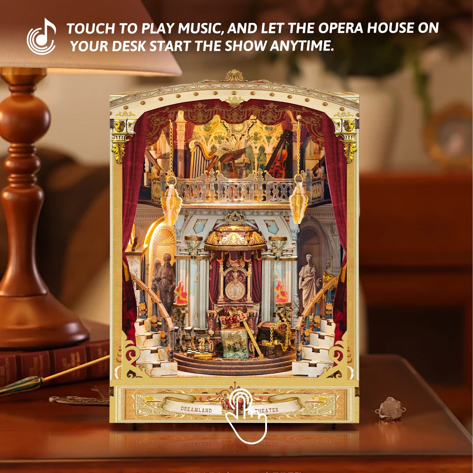 Dreamland Theater – DIY book nook kit, HiNooki (image 6)