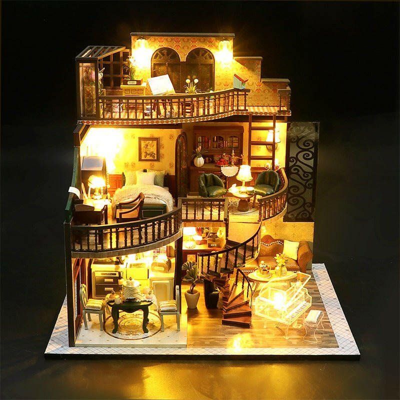 Dreamweaver Loft – DIY miniature house kit, HiNooki (image 1)