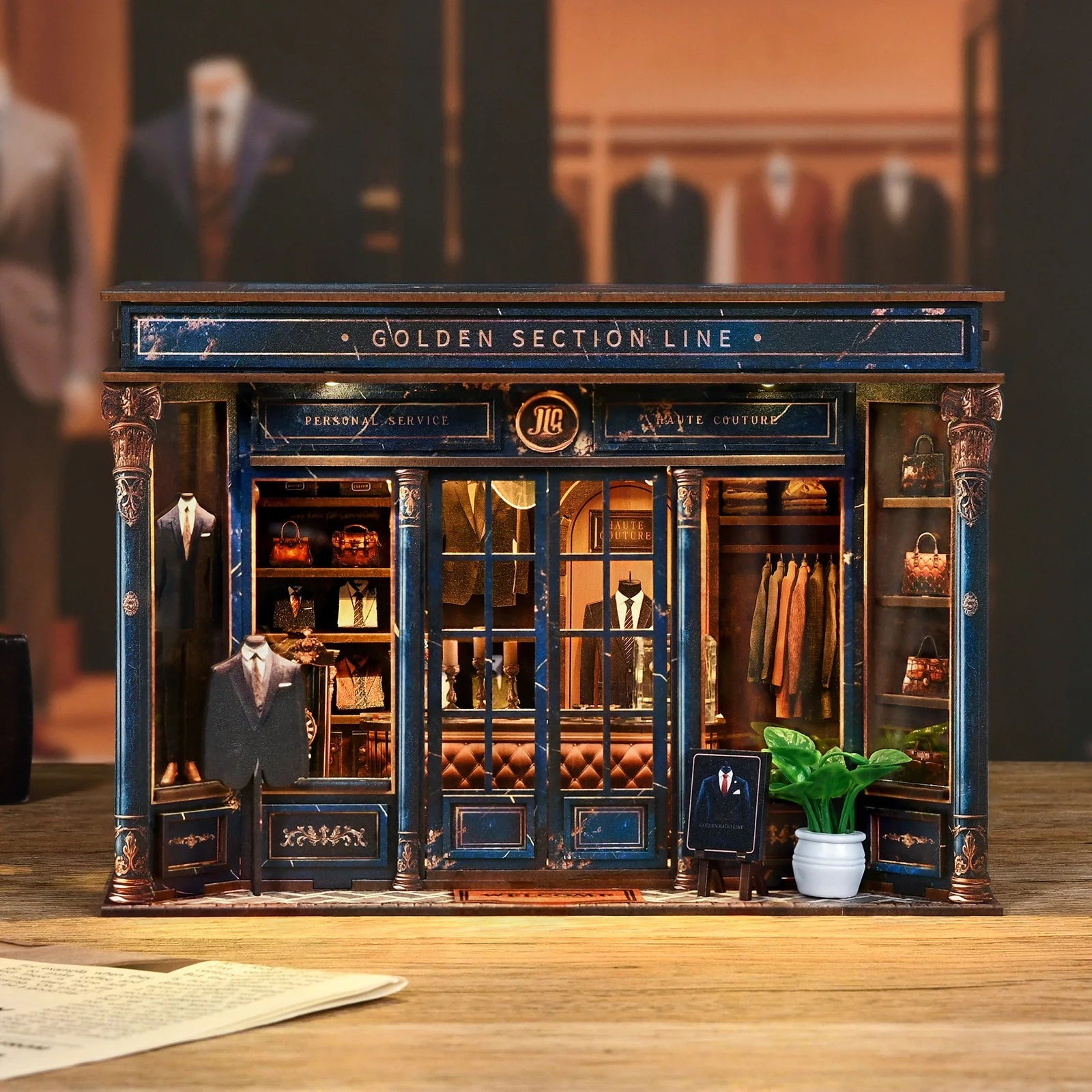 Golden Section Line – DIY miniature house kit, HiNooki (image 1)