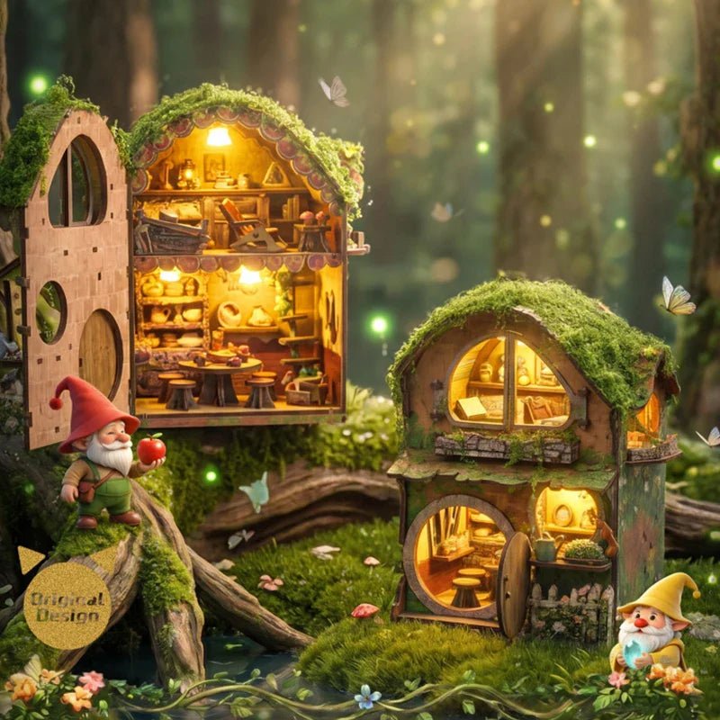 Green Vine Cottage – DIY book nook kit, HiNooki (image 5)
