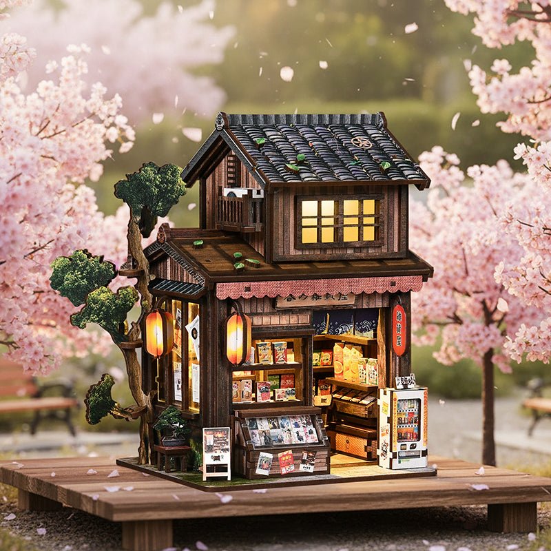 Kasuga Grocery Store – DIY miniature house kit, HiNooki (image 1)