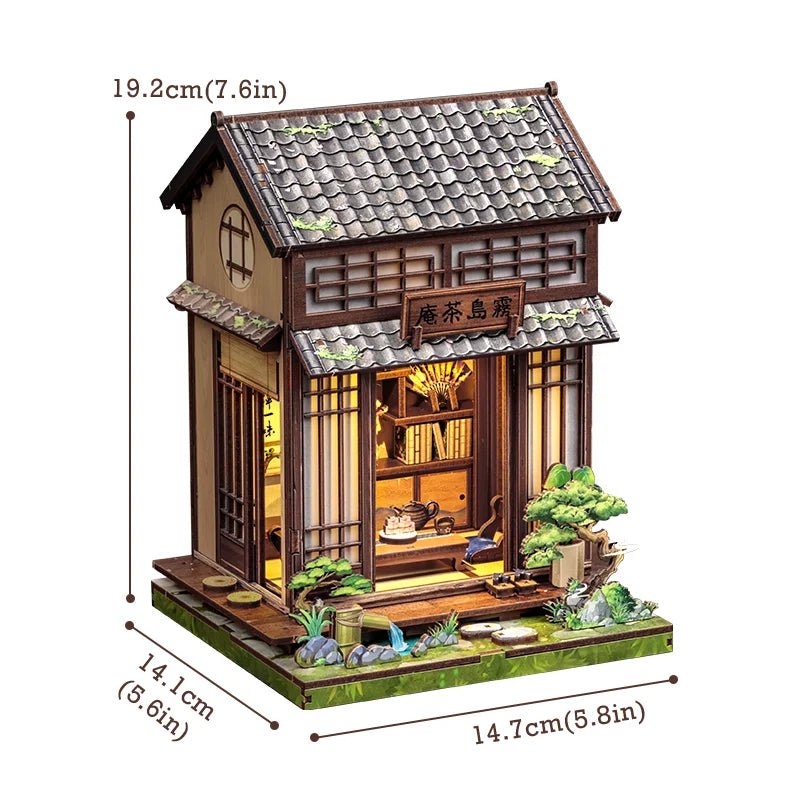 Kirishima Teahouse – DIY book nook kit, HiNooki (image 6)