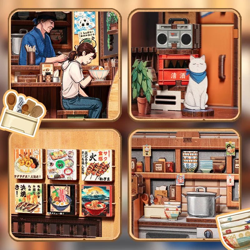 Kyoto Blossom Kitchen – DIY book nook kit, HiNooki (image 2)