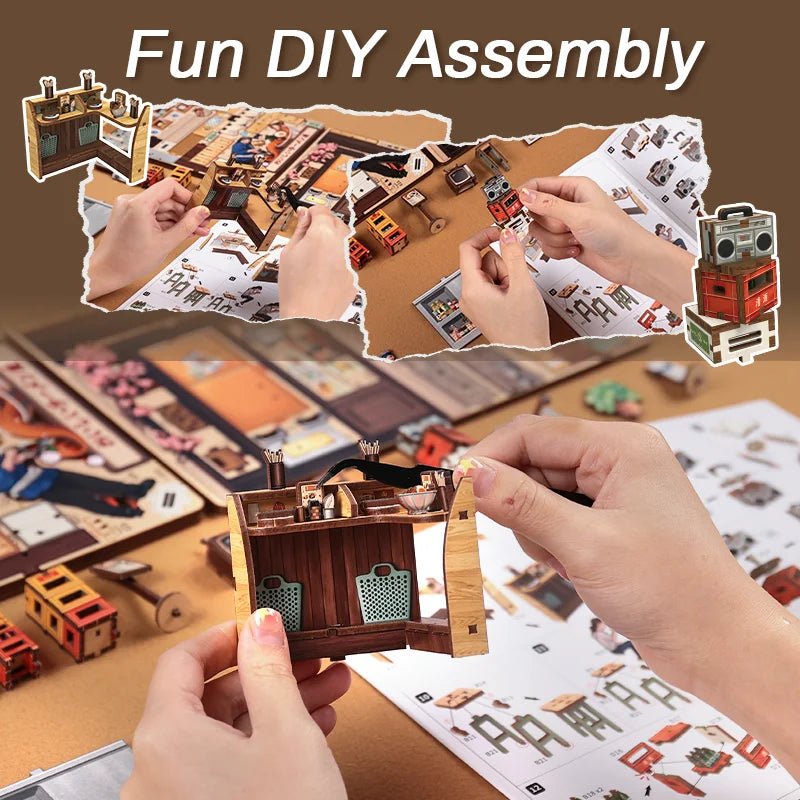 Kyoto Blossom Kitchen – DIY book nook kit, HiNooki (image 11)