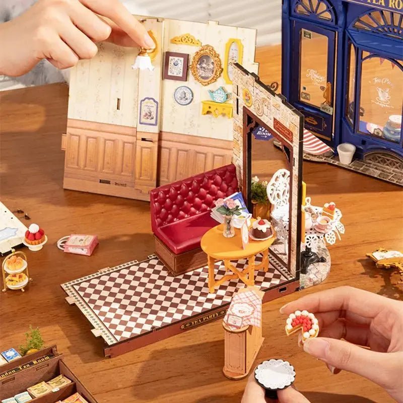 Leisure Time Tea – DIY miniature house kit, HiNooki (image 4)