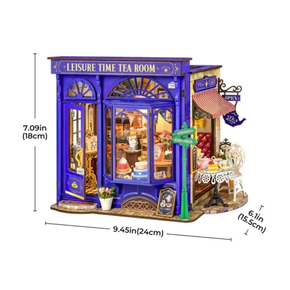 Leisure Time Tea – DIY miniature house kit, HiNooki (image 7)