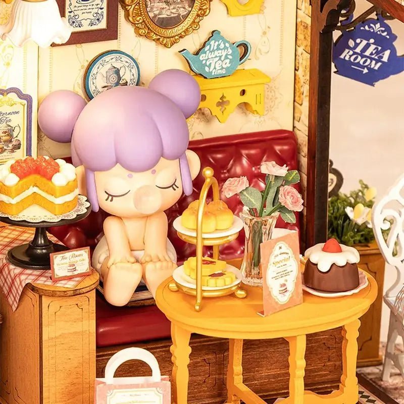 Leisure Time Tea – DIY miniature house kit, HiNooki (image 5)