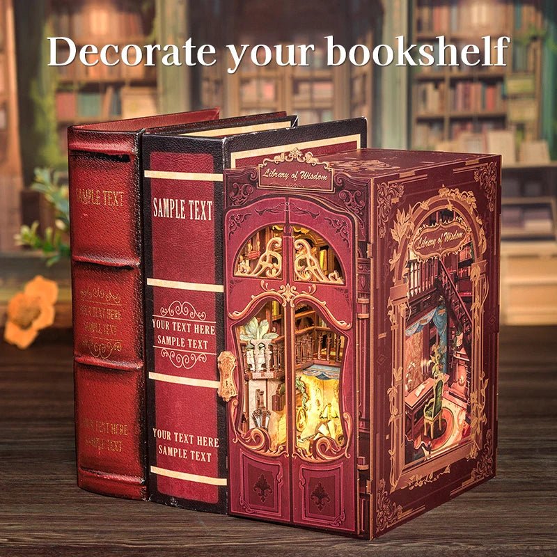 Library of Wisdom – DIY book nook kit, HiNooki (image 4)