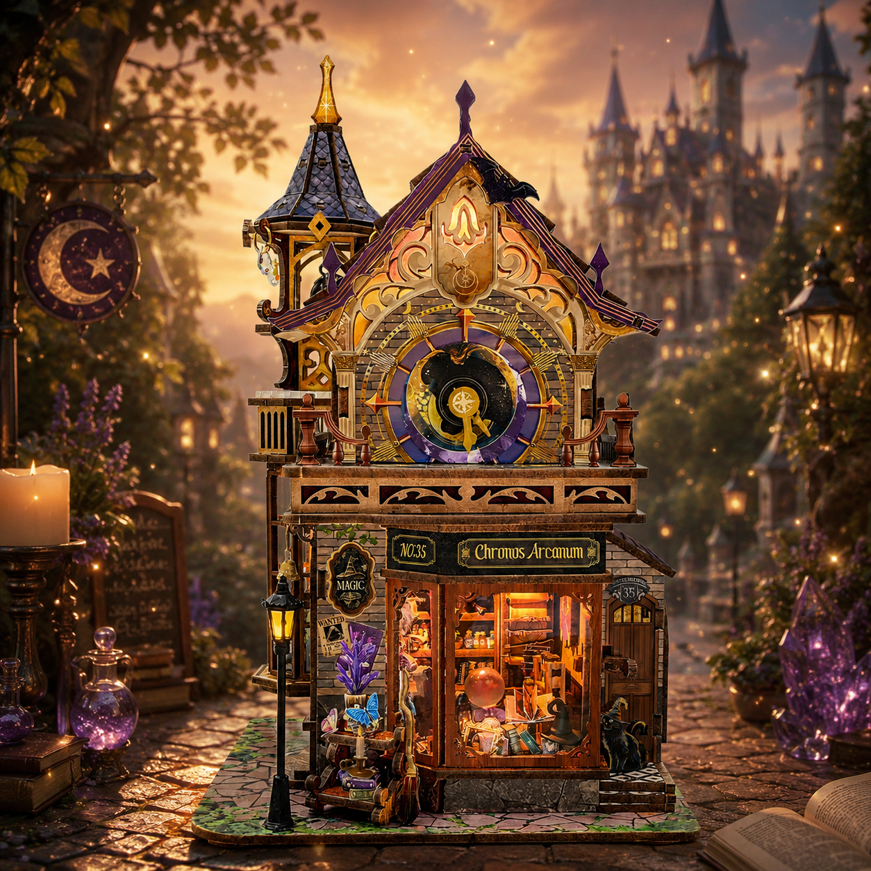 HiNooki - Magic Moon TowerBook Nook
