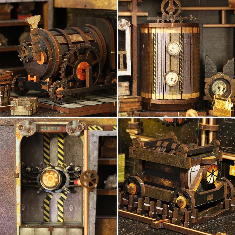 Mechanical Rhythm – DIY book nook kit, HiNooki (image 2)