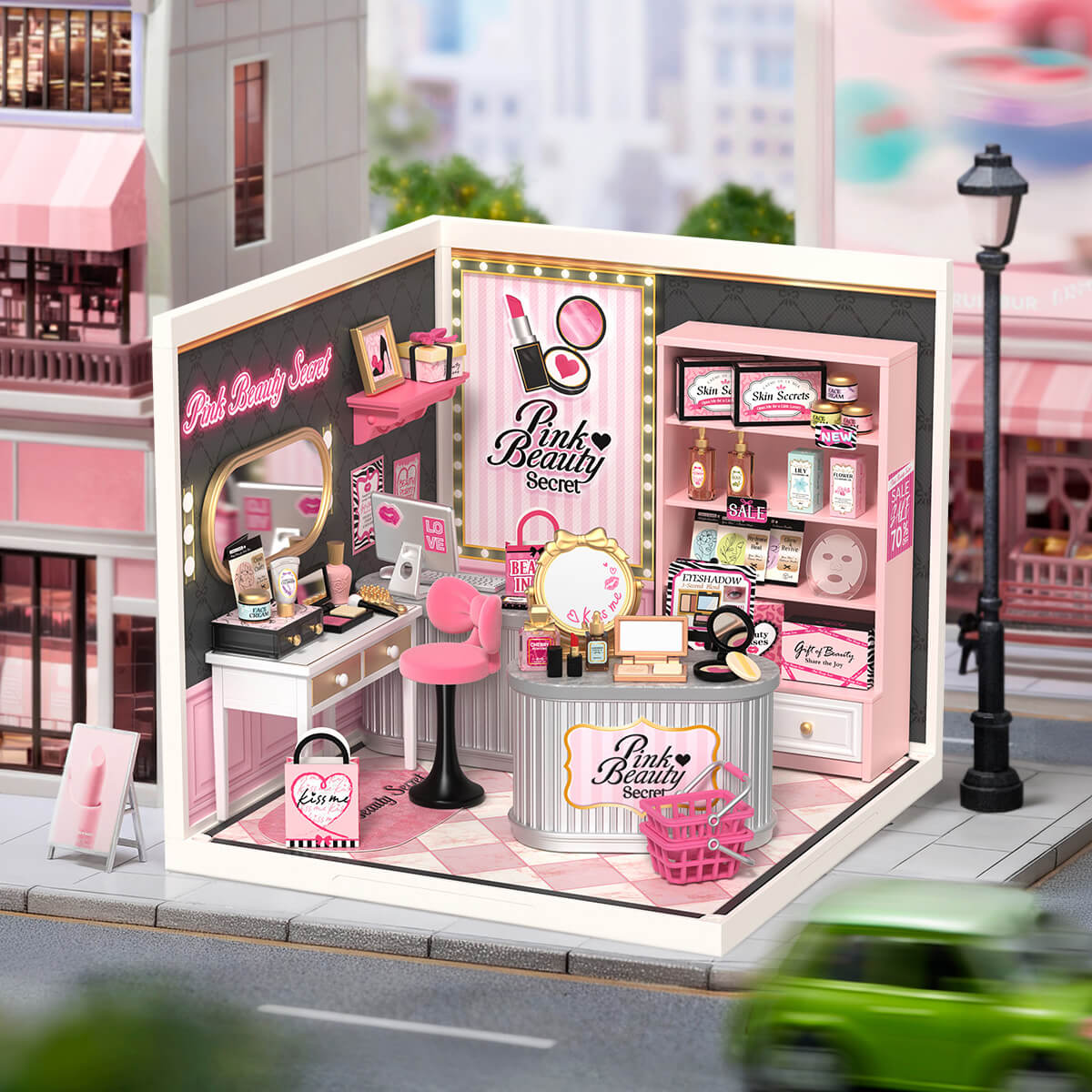 Pink Beauty Secret – DIY miniature kit, HiNooki (image 5)