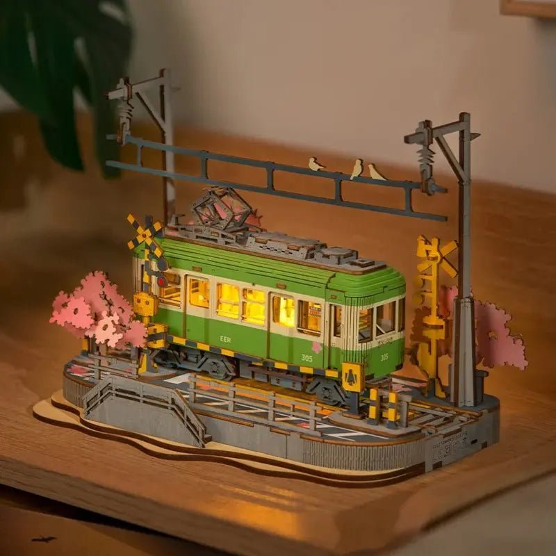 Sakura Journey – 3D wooden puzzle kit, HiNooki (image 2)