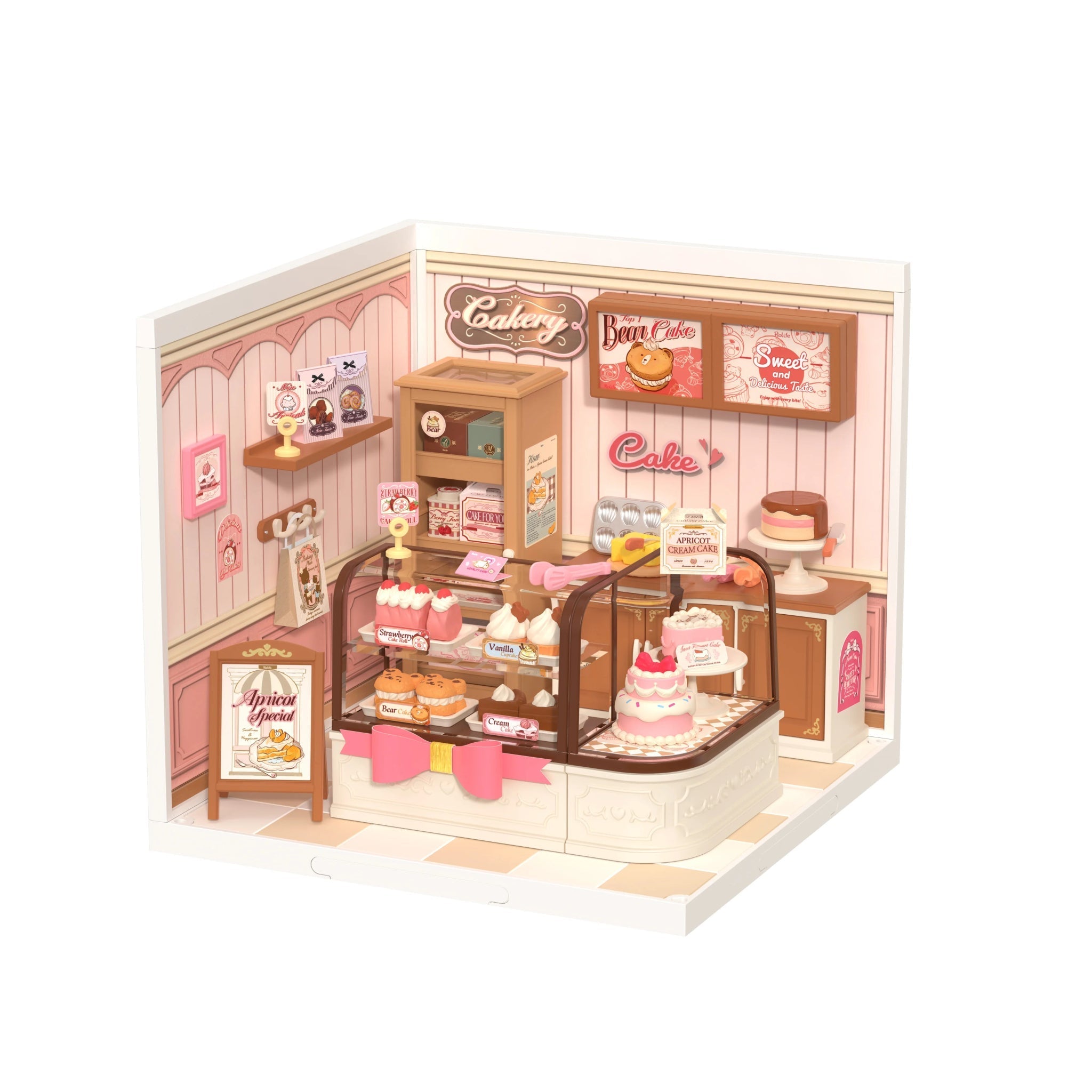 Tasty Cake Shop – DIY miniature house kit, HiNooki (image 3)