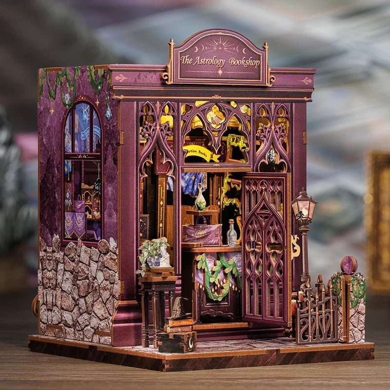The Astrology Bookshop – DIY book nook kit, HiNooki (image 1)
