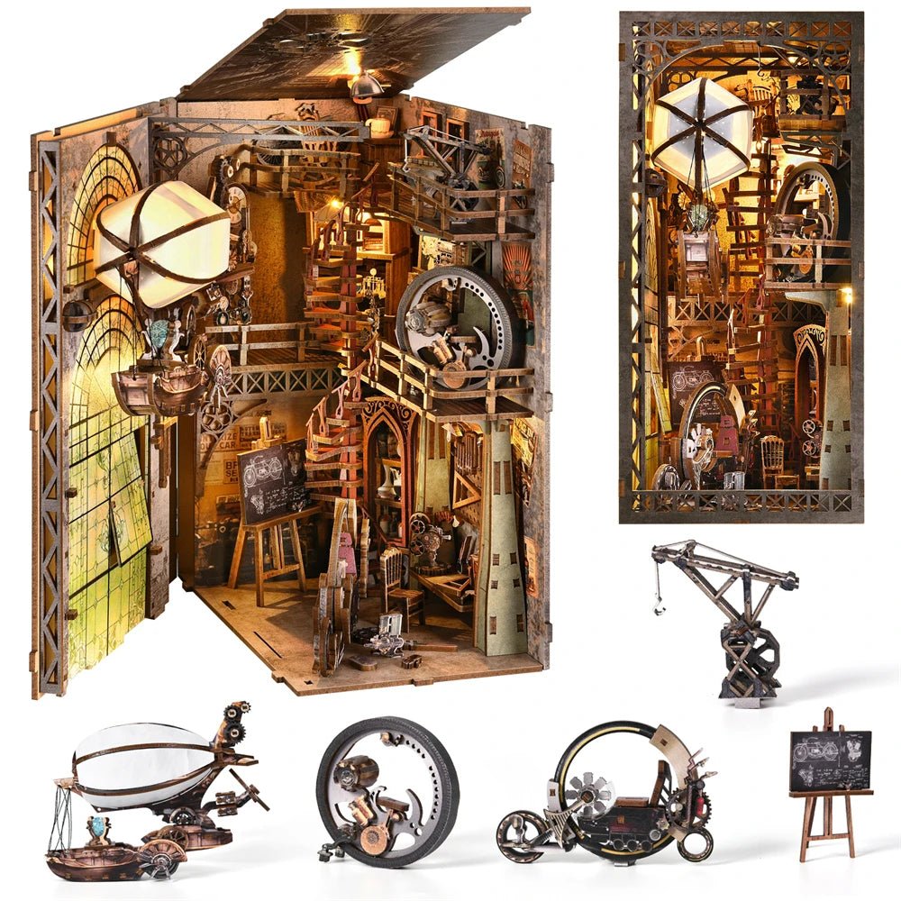 Uncle Peter's Warehouse – DIY book nook kit, HiNooki (image 11)