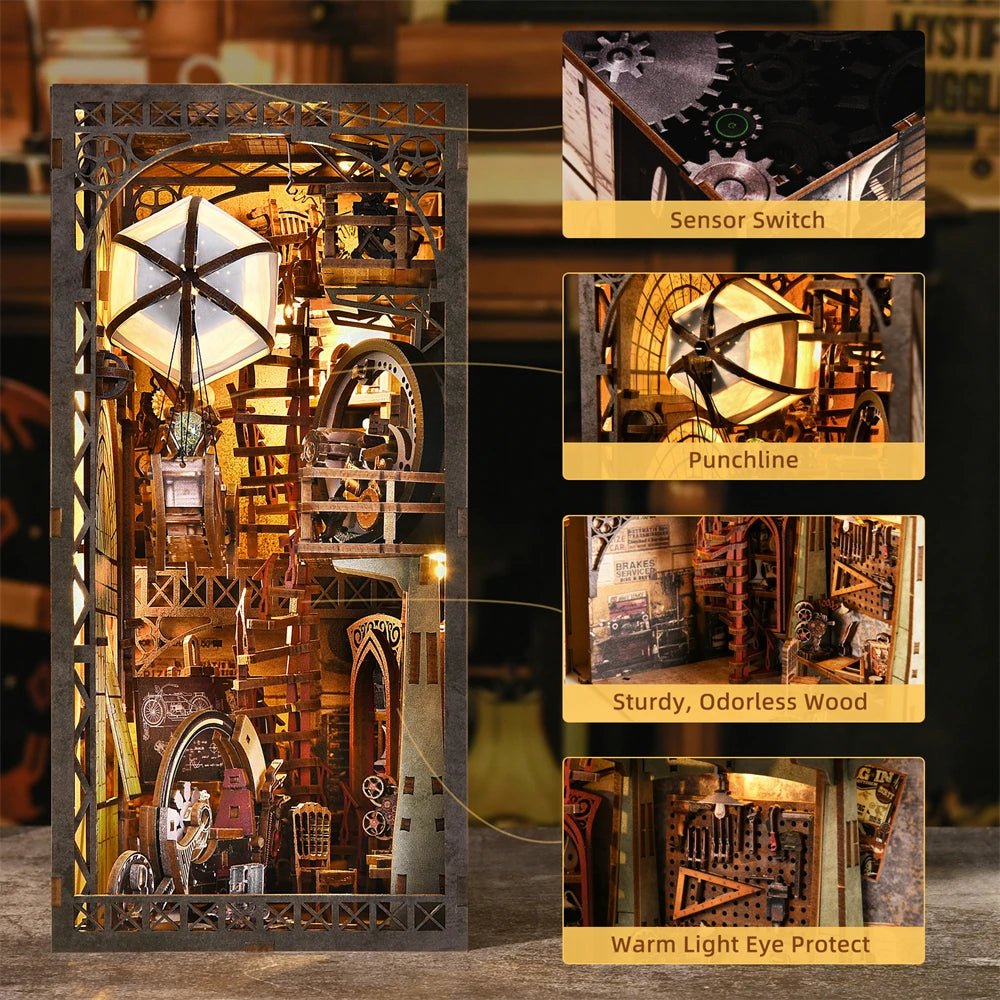 Uncle Peter's Warehouse – DIY book nook kit, HiNooki (image 3)