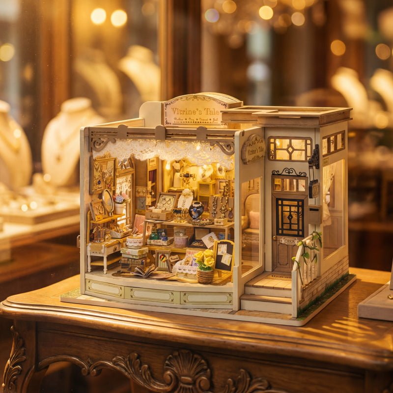 Vitrine's Tale – DIY miniature house kit, HiNooki (image 1)