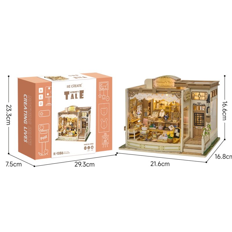 Vitrine's Tale – DIY miniature house kit, HiNooki (image 13)