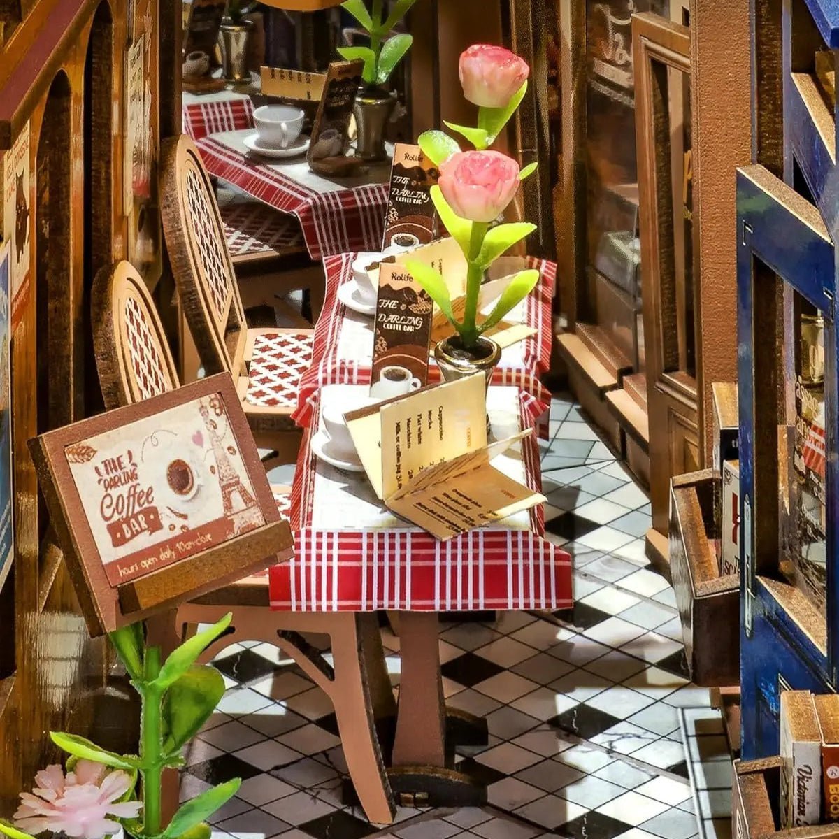 Arcade Dating – DIY book nook kit, HiNooki (image 3)