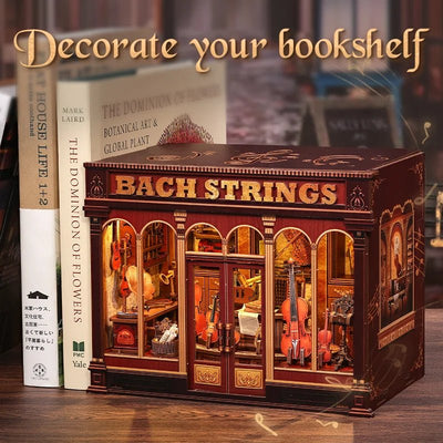 Bach Strings – DIY book nook kit, HiNooki (image 4)