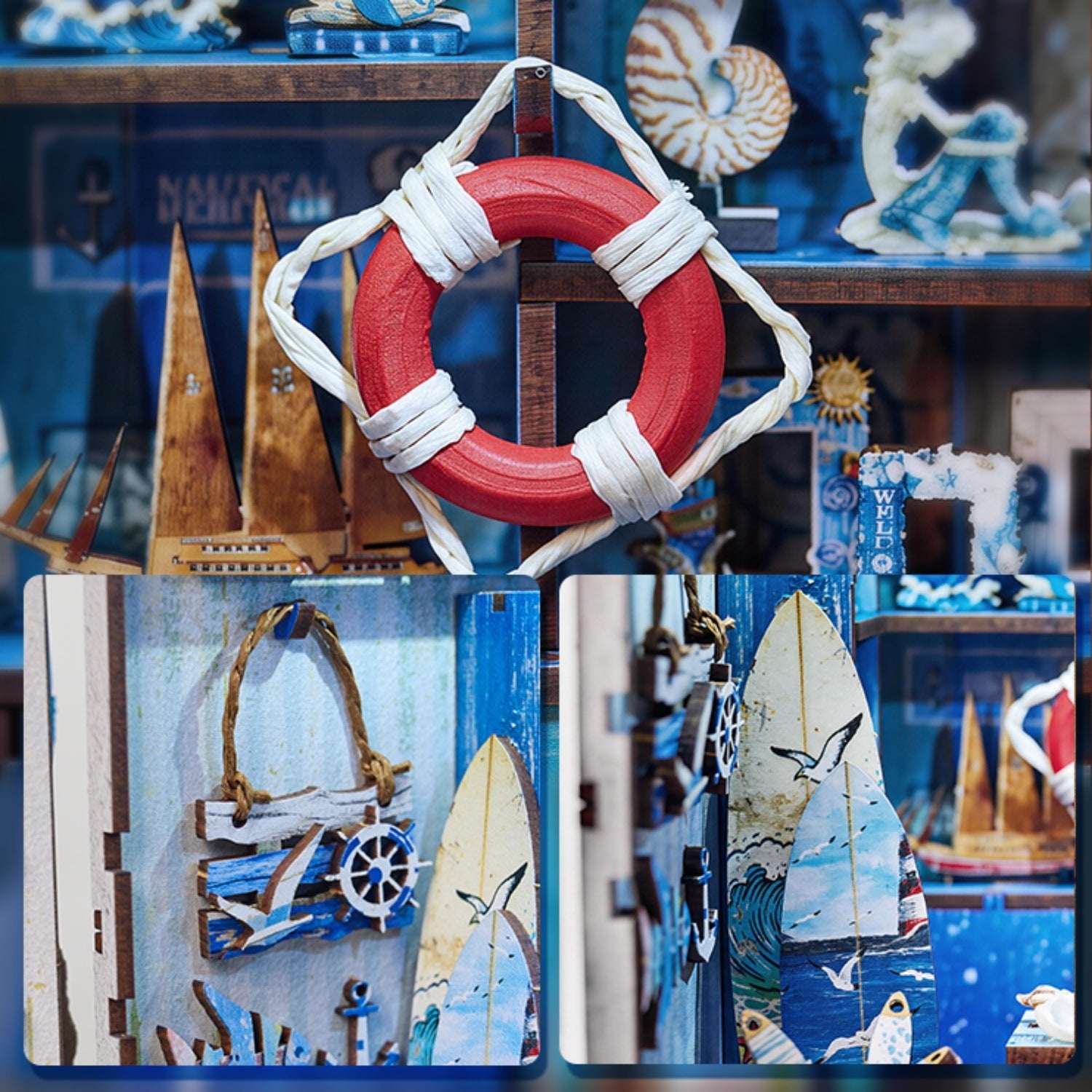 Beach Corner – DIY book nook kit, HiNooki (image 2)