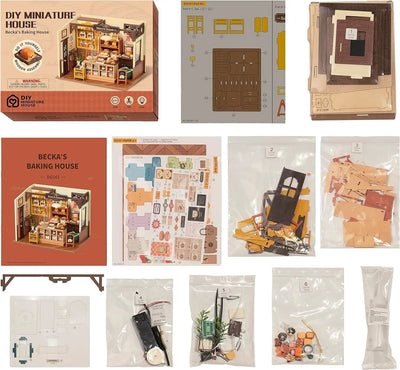 Becka's Baking House – DIY miniature house kit, HiNooki (image 6)