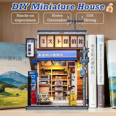 Beika-cho Convenience Store – DIY miniature house kit, HiNooki (image 3)