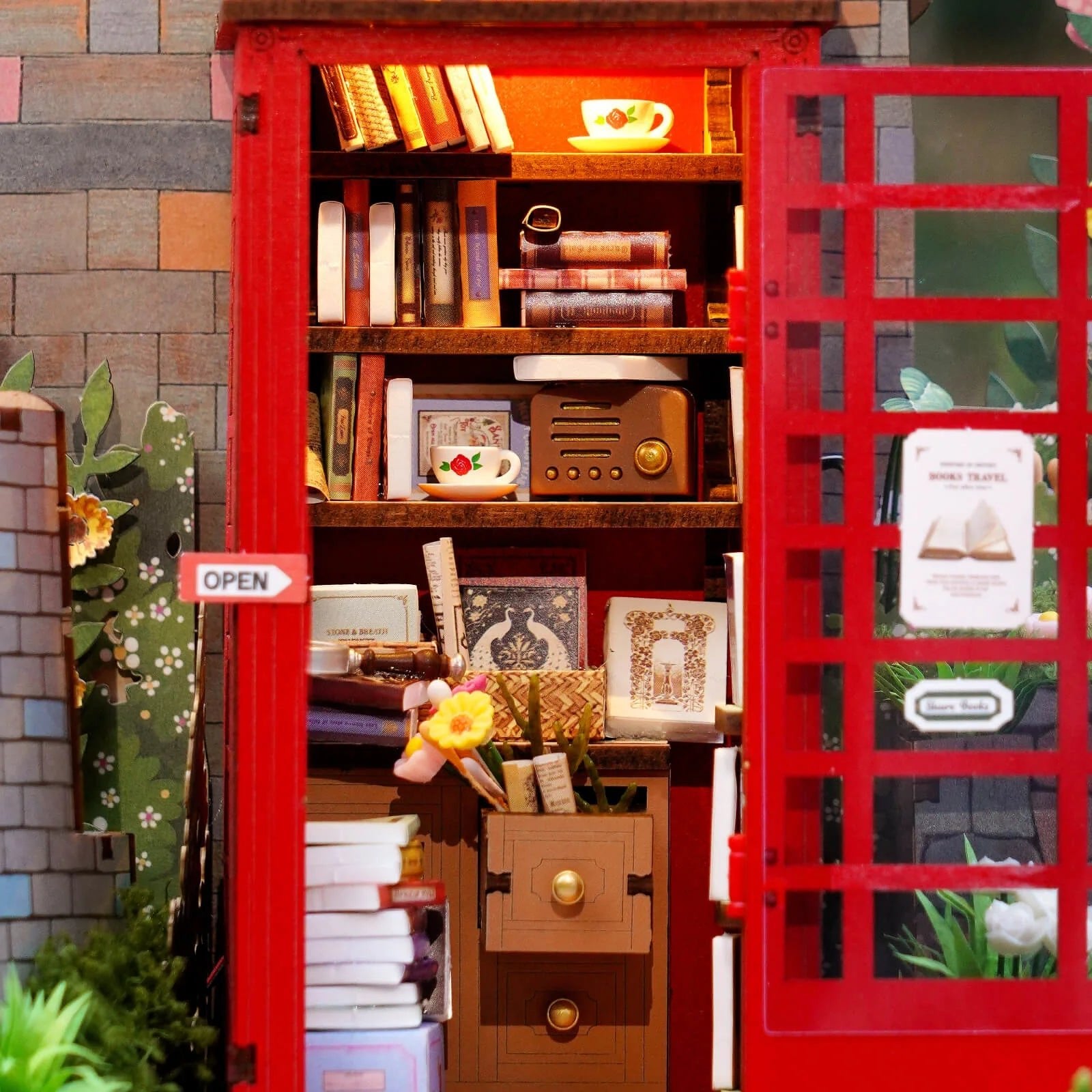 Blossom Booth – DIY book nook kit, HiNooki (image 2)