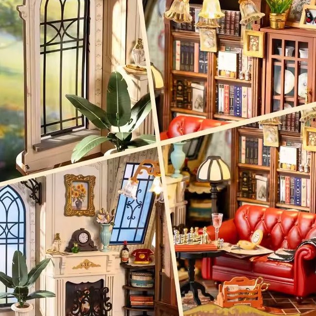 Catherine's Living Room – DIY miniature house kit, HiNooki (image 2)