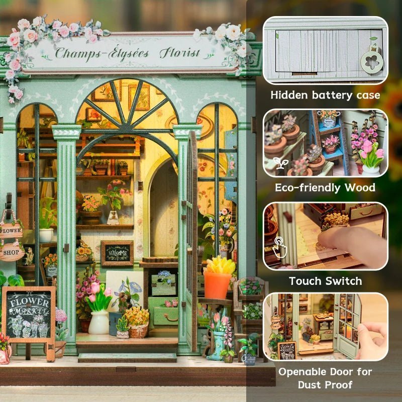 Champs Elysees Florist – DIY book nook kit, HiNooki (image 4)