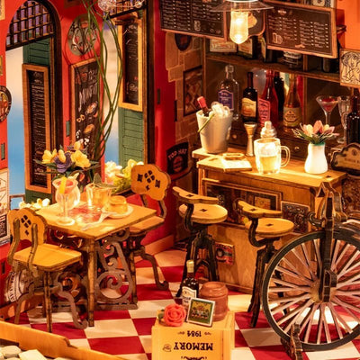Cheers Bar Dining – DIY miniature house kit, HiNooki (image 2)