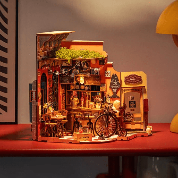 Cheers Bar Dining – DIY miniature house kit, HiNooki (image 3)