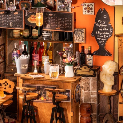 Cheers Bar Dining – DIY miniature house kit, HiNooki (image 4)