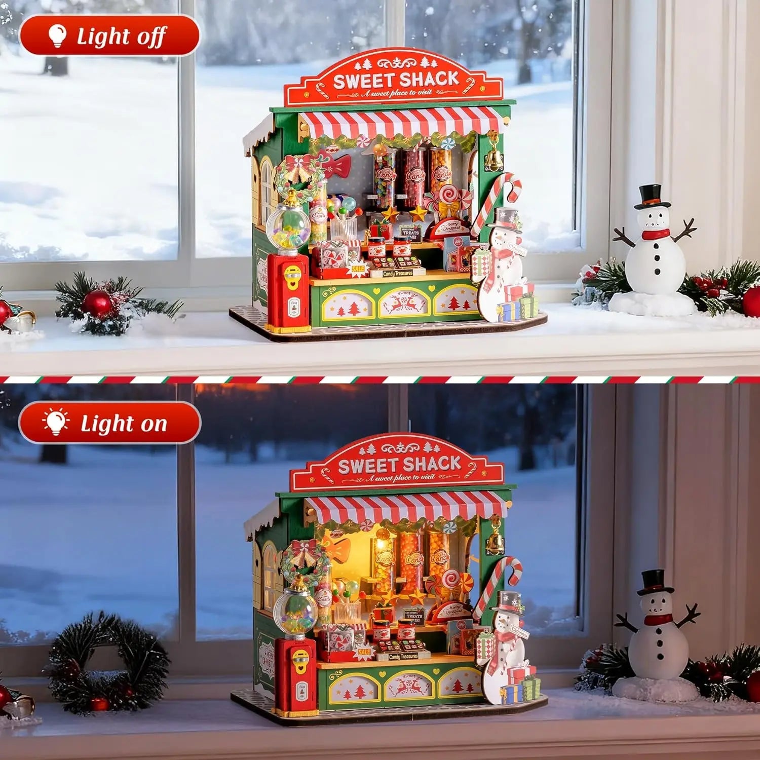 Christmas Candy Stand – DIY miniature house kit, HiNooki (image 6)