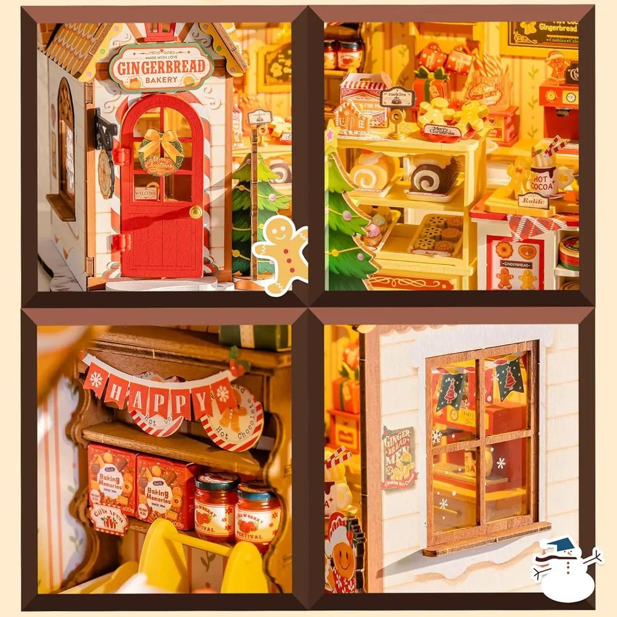 Christmas Gingerbread House – DIY miniature house kit, HiNooki (image 2)