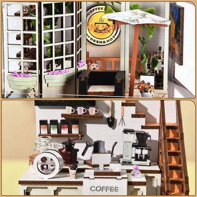 Coffee Garden – DIY book nook kit, HiNooki (image 4)