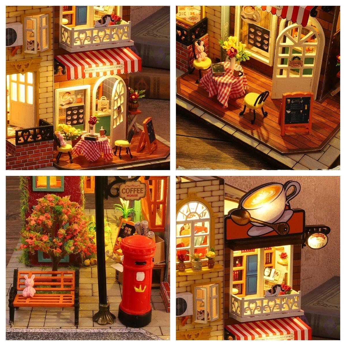 Coffee Villa – DIY book nook kit, HiNooki (image 2)