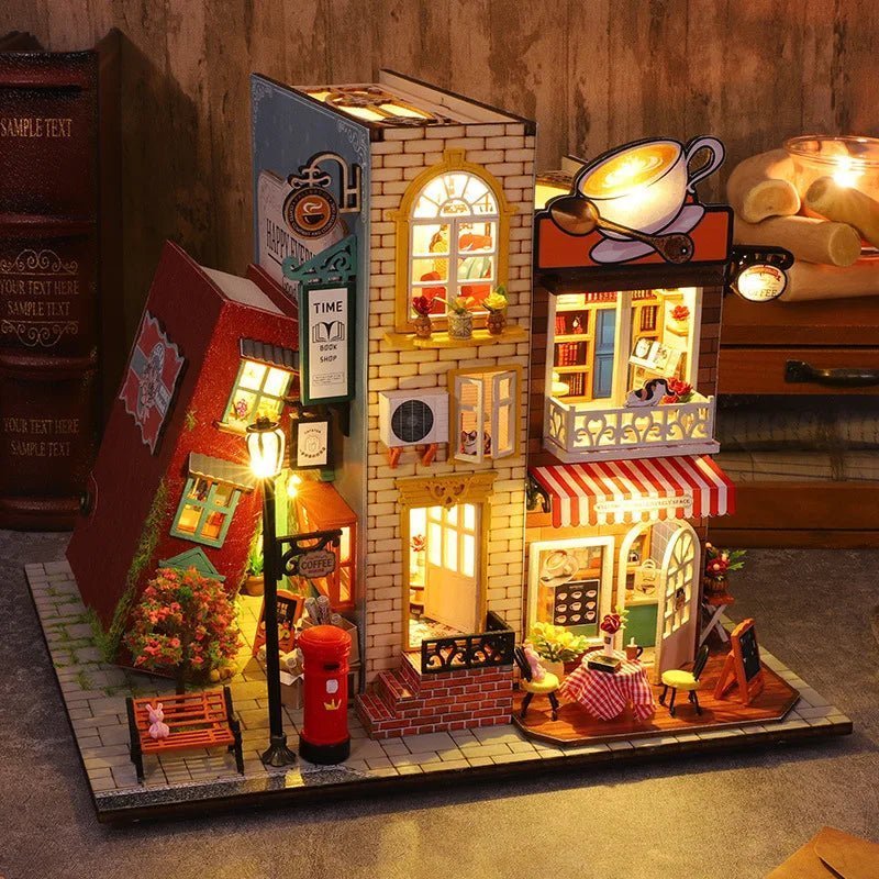 Coffee Villa – DIY book nook kit, HiNooki (image 1)