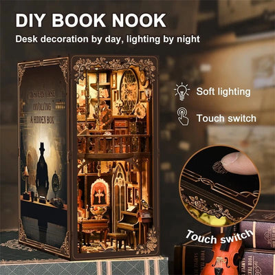 Dark Box Mystery Case – DIY book nook kit, HiNooki (image 4)