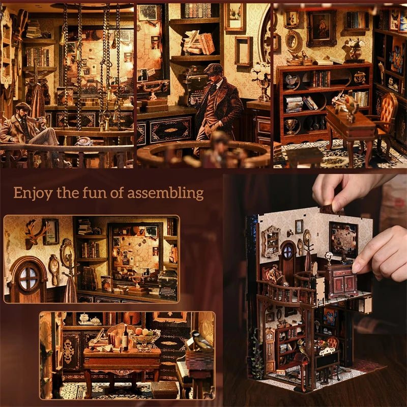 Dark Box Mystery Case – DIY book nook kit, HiNooki (image 6)