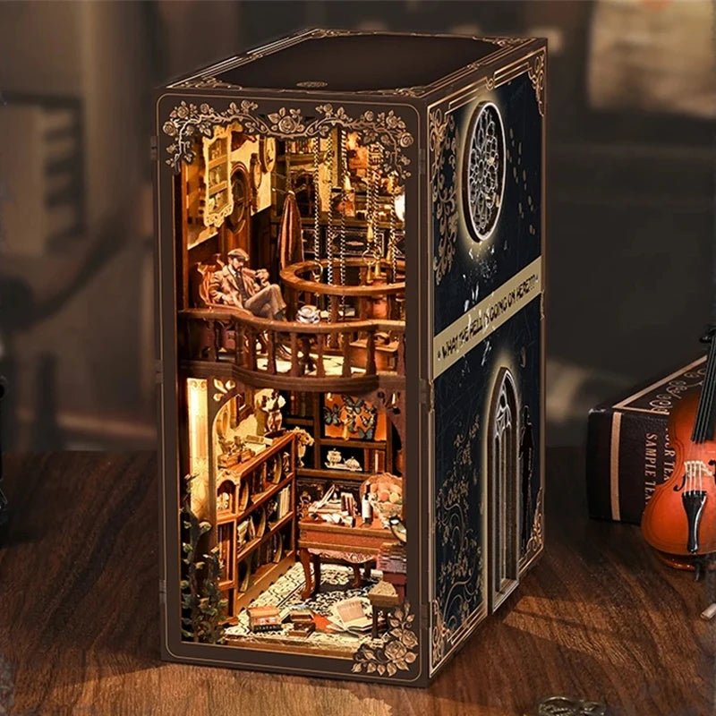 Dark Box Mystery Case – DIY book nook kit, HiNooki (image 1)